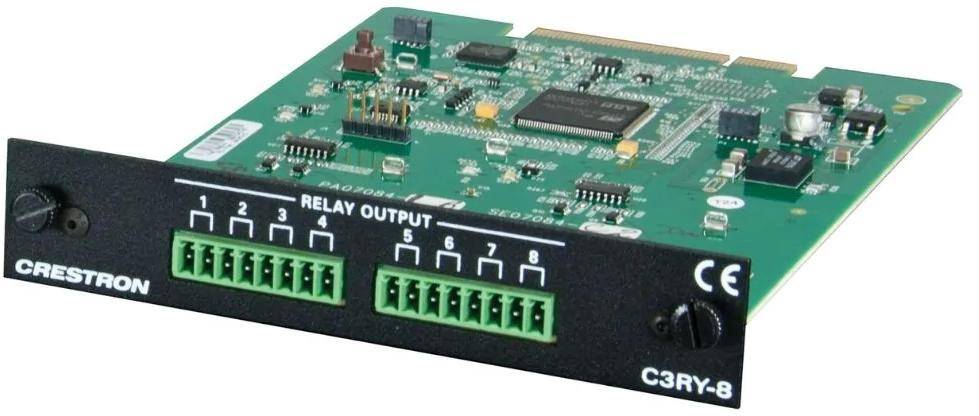 Crestron C3ry-8 3-series Control Card â€“ 8 Relay Ports zoom image