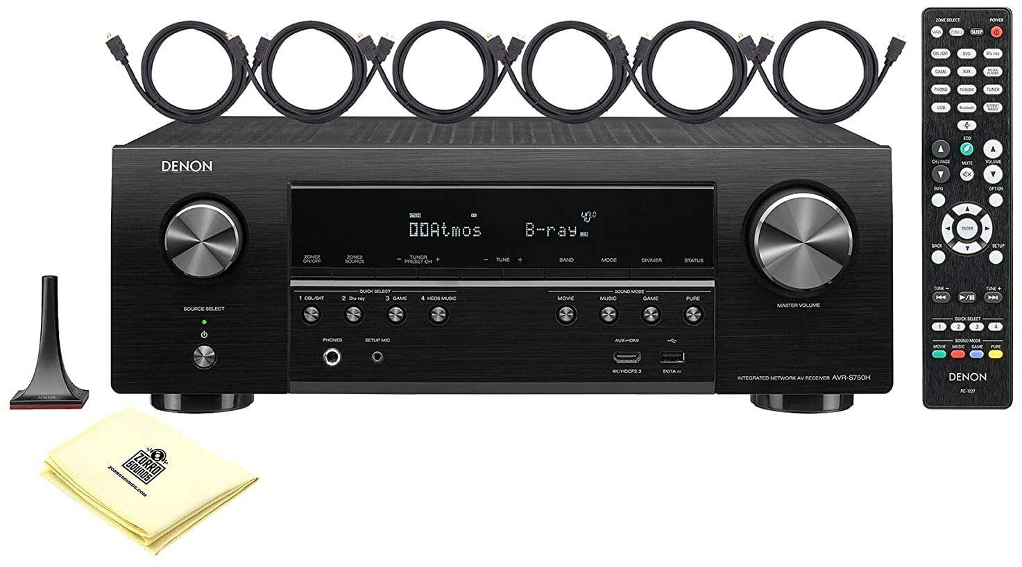 Denon Avr-s750h 7.2 Channels 4k Av Receiver zoom image