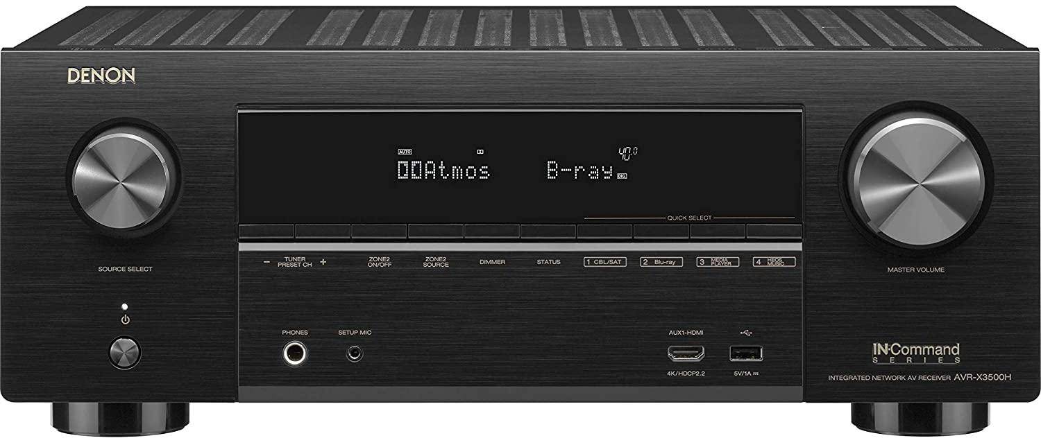 Denon Avr-x3500h 7.2ch 4k ultra Hd Av Receiver With Heos zoom image