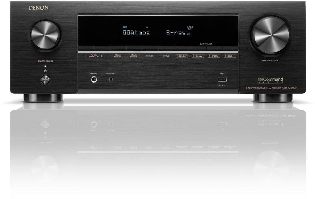 Denon X1800h 7.2 Channel 8k Av Receiver With Enveloping 3d Audio zoom image