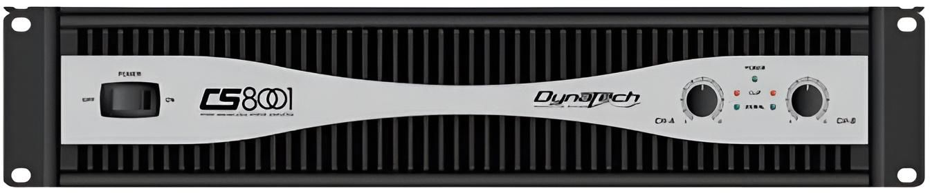 Dynatech Cs8001 2x1520w Rms @ 2 Ohm, Class Ab Amplifier - Each  zoom image