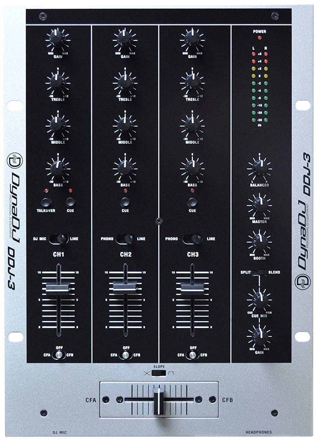 Dynatech Ddj-3 Dj Mixer For Professional Djs zoom image
