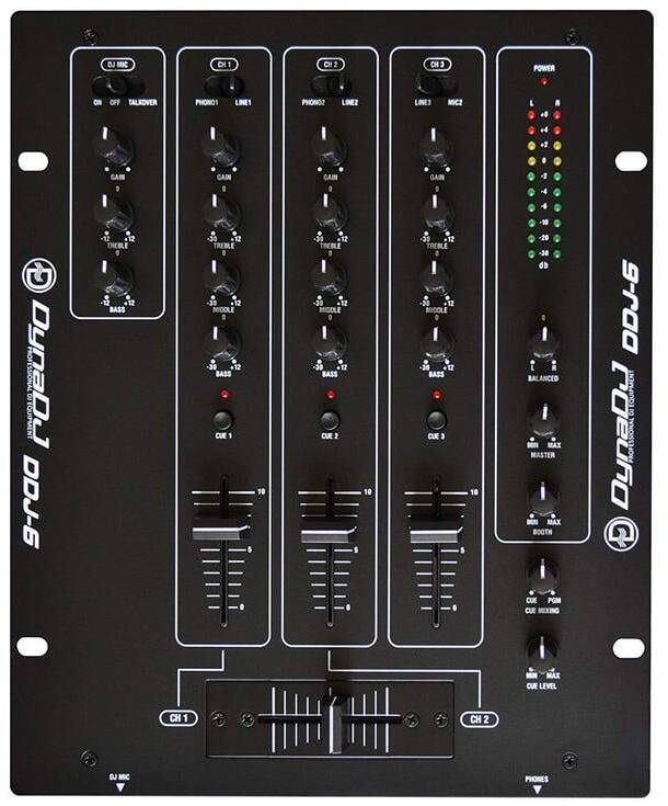 Dynatech Ddj 6 High Performance Dj Mixer zoom image