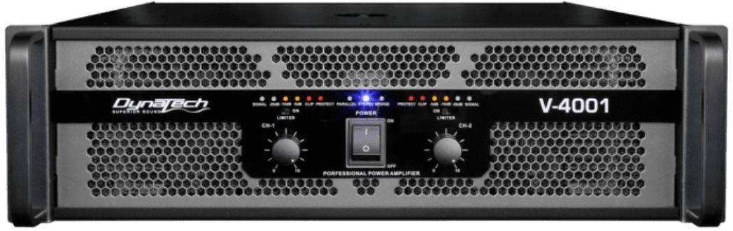 Dynatech V4001 2X2000W RMS @ 2 Ohm Class H Amplifier zoom image