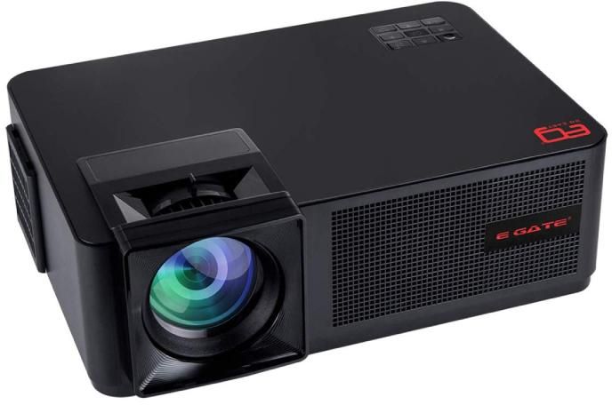 Egate P9 Miracast Wireless Mirroring Led Hd Projector (3600 Lumens 1280 X 800p) zoom image