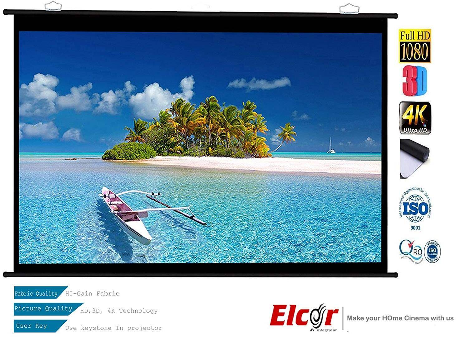 Elcor 5 X 7 Ft Hdr Support Projector Screen zoom image