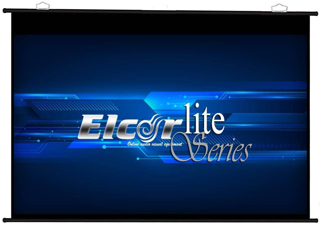 Elcor, Map type Projection screen 165-Inch Diagonal In 16:9 Aspect ratio, HD/3D/4K Technology zoom image