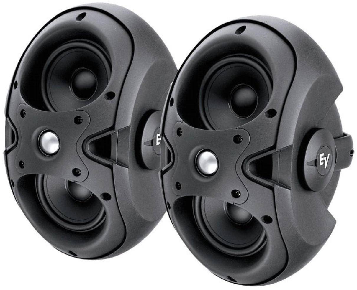 Electrovoice Evid 3.2t Dual 3-1/2 Inches Weather Resistant Surface Mount Background/foregraound Speakers - Pair zoom image