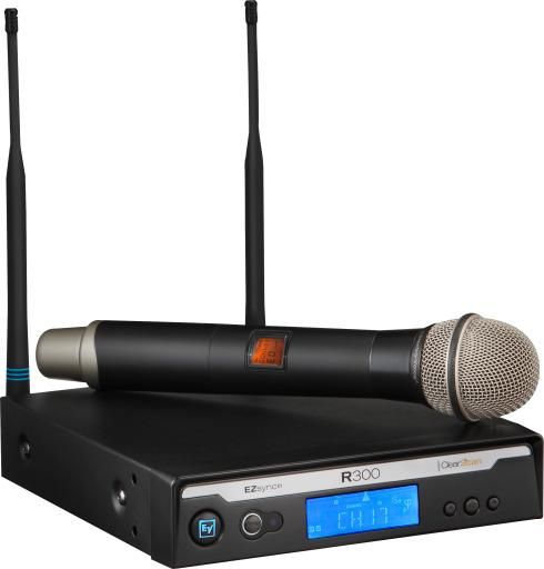 Electro Voice R300-l-a uni-directional Lapel Wireless Microphone System zoom image