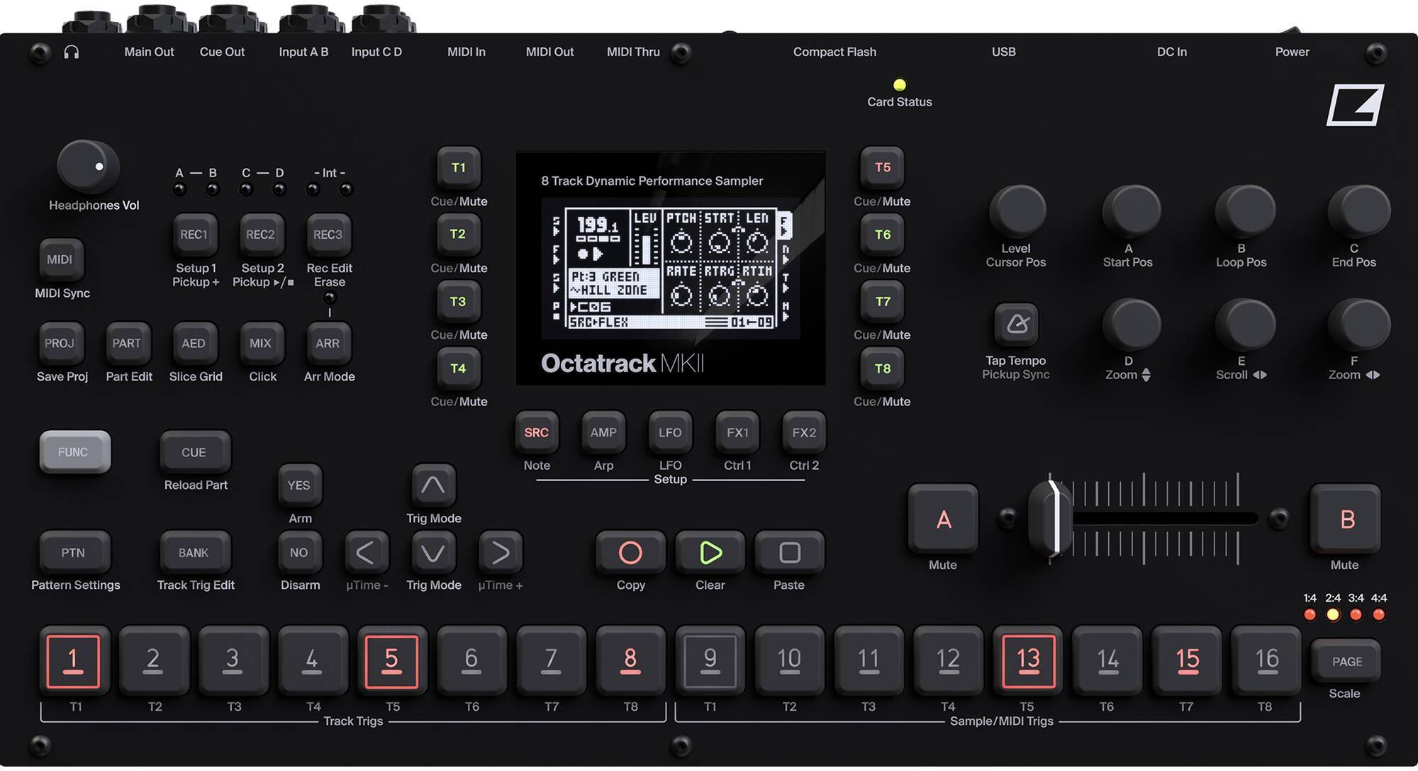Elektron Octatrack MKII 8-track Performance Sampler zoom image