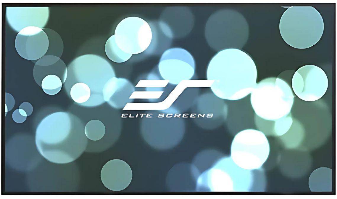 Elite Screens AR165WH2 Aeon Series - 165 Inches CineWhite Edge Free/Edgeless Fixed Frame Projection Screen zoom image