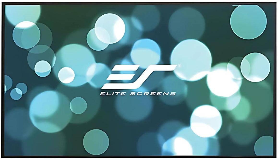 Elite Screens AR200WH2 Aeon Series - 200 Inches CineWhite Edge Free/Edgeless Fixed Frame Projection Screen zoom image