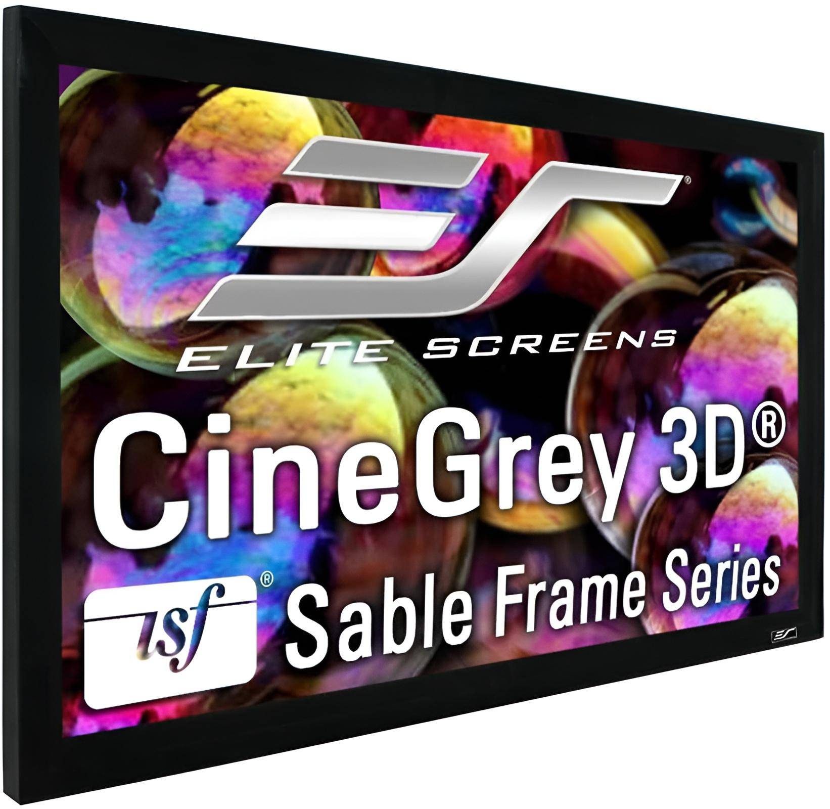 Elite Er110dhd3 Sable Frame Cinegrey 3d Projector Screen zoom image