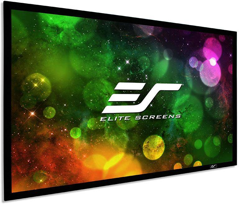 Elite Screens SB150WH2 - 150 Inches Sable Frame CineWhite B2 Series 3D 4K/8K Fixed Frame Projection Screen zoom image