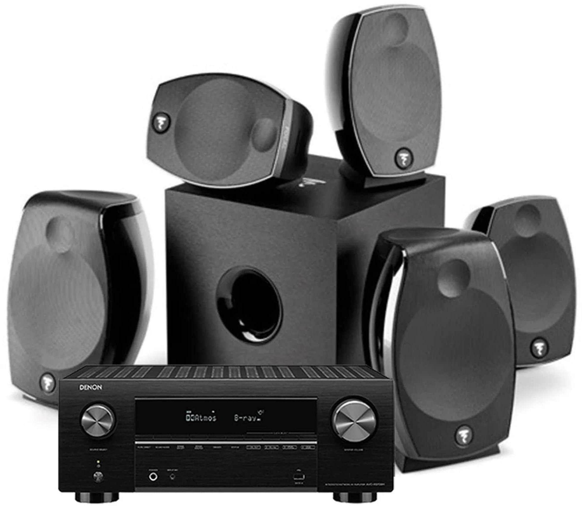 Focal Sib Evo 5.1.2 Home theater Package With Denon Avc-x3700h 9.2 Av Receiver (pack) zoom image