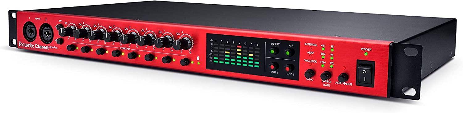 Focusrite Clarett+ Octopre 8-channel Microphone Preamp Mixer zoom image