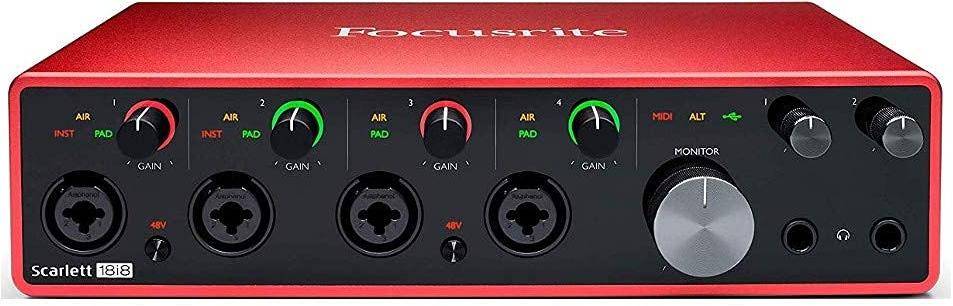 Focusrite Scarlett 18i8 3rd Generation usb Audio Interface zoom image