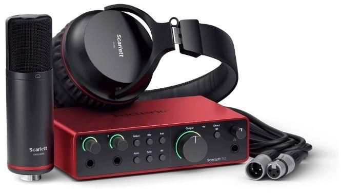 Focusrite Scarlett 2i2 Studio 4th Generation USB Audio Interface Recording Bundle zoom image