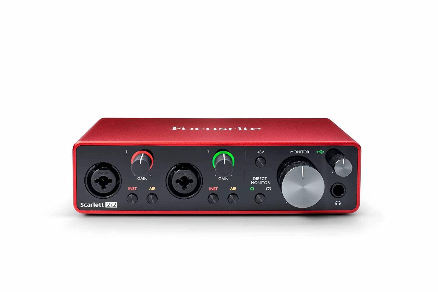 Focusrite Scarlett 2i2 3rd Generation usb Audio Interface zoom image