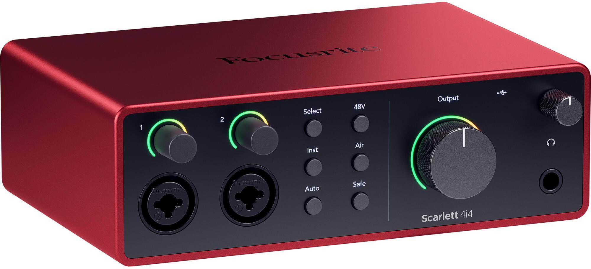 Focusrite Scarlett 4i4 4th gen. USB audio interface zoom image