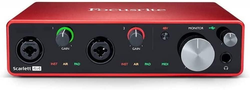 Focusrite Scarlett 4i4 3rd Generation usb Audio Interface zoom image