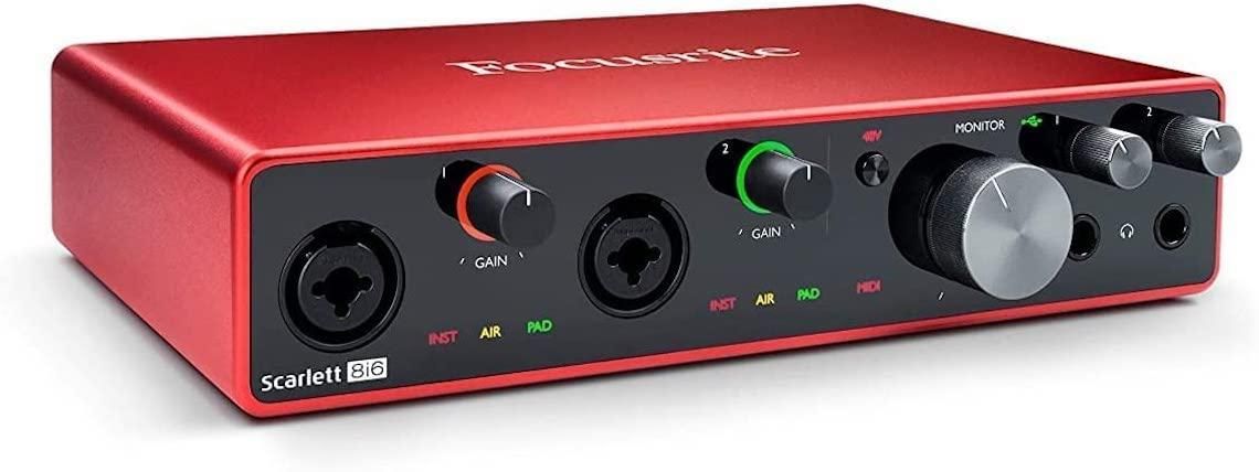 Focusrite Scarlett 8i6 3rd Generation usb Audio Interface zoom image