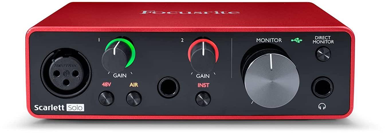 Focusrite Scarlett Solo 3rd Generation usb Audio Interface zoom image