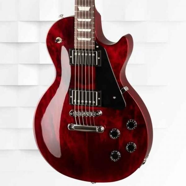 Gibson Les Paul Studio Electric Guitar Lpst00wrch1 - Wine Red zoom image