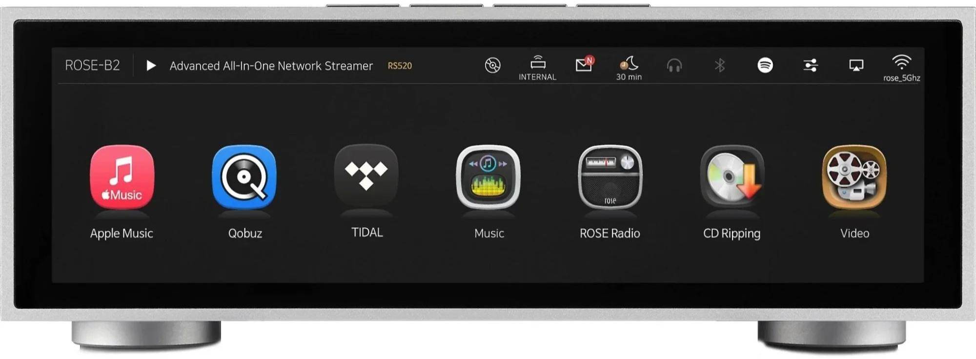 HiFi Rose RS 520 Music Streamer Amplifier  zoom image