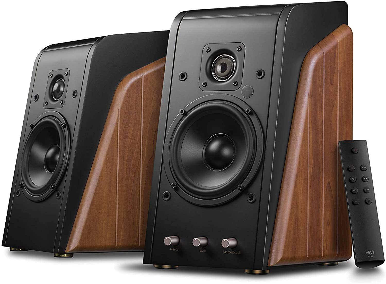 Hivi M200 DSP Wireless Bookshelf Speaker (Pair) zoom image