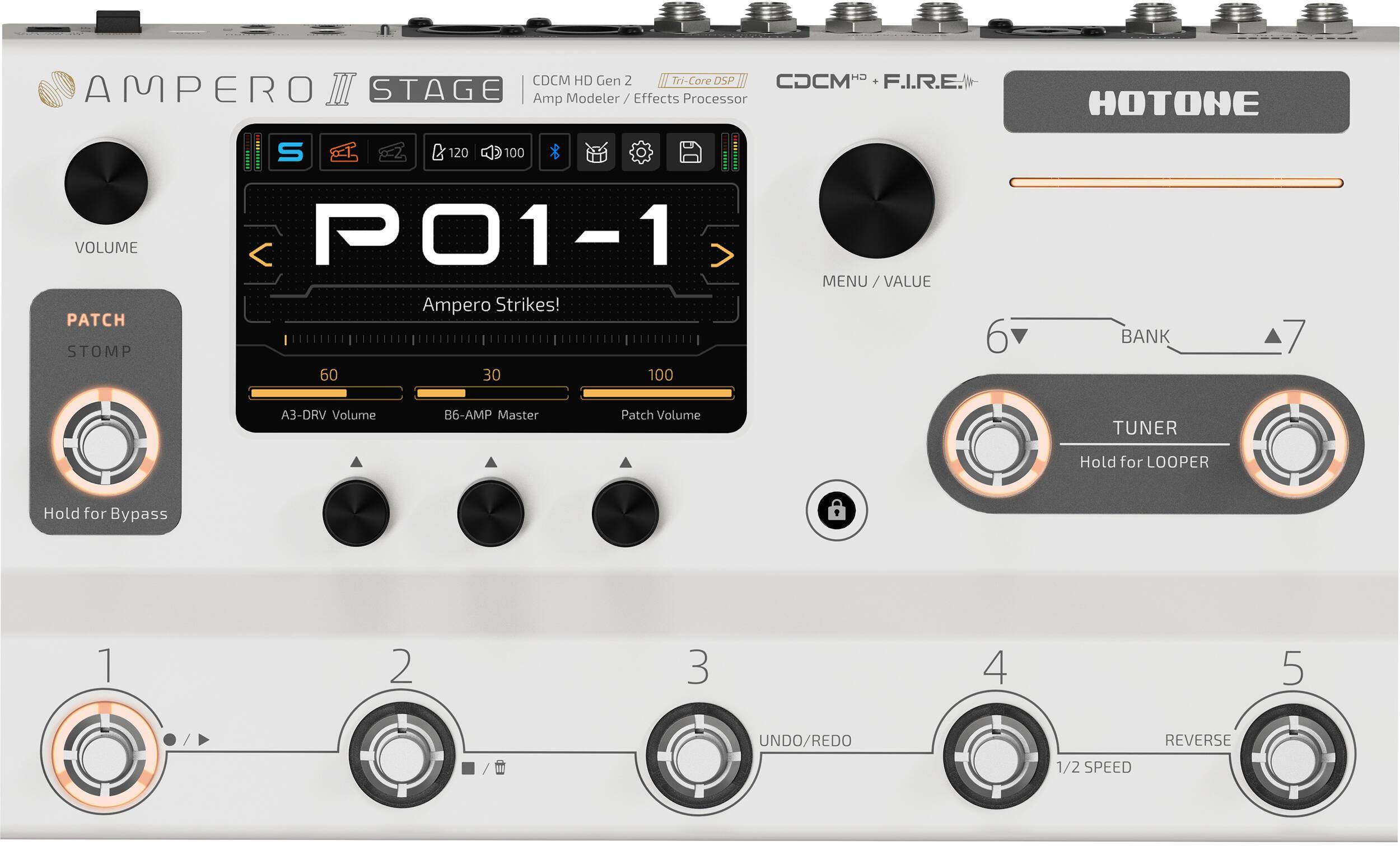 Hotone Ampero II MP380 Stage Amp Modeler/Effects Processor zoom image