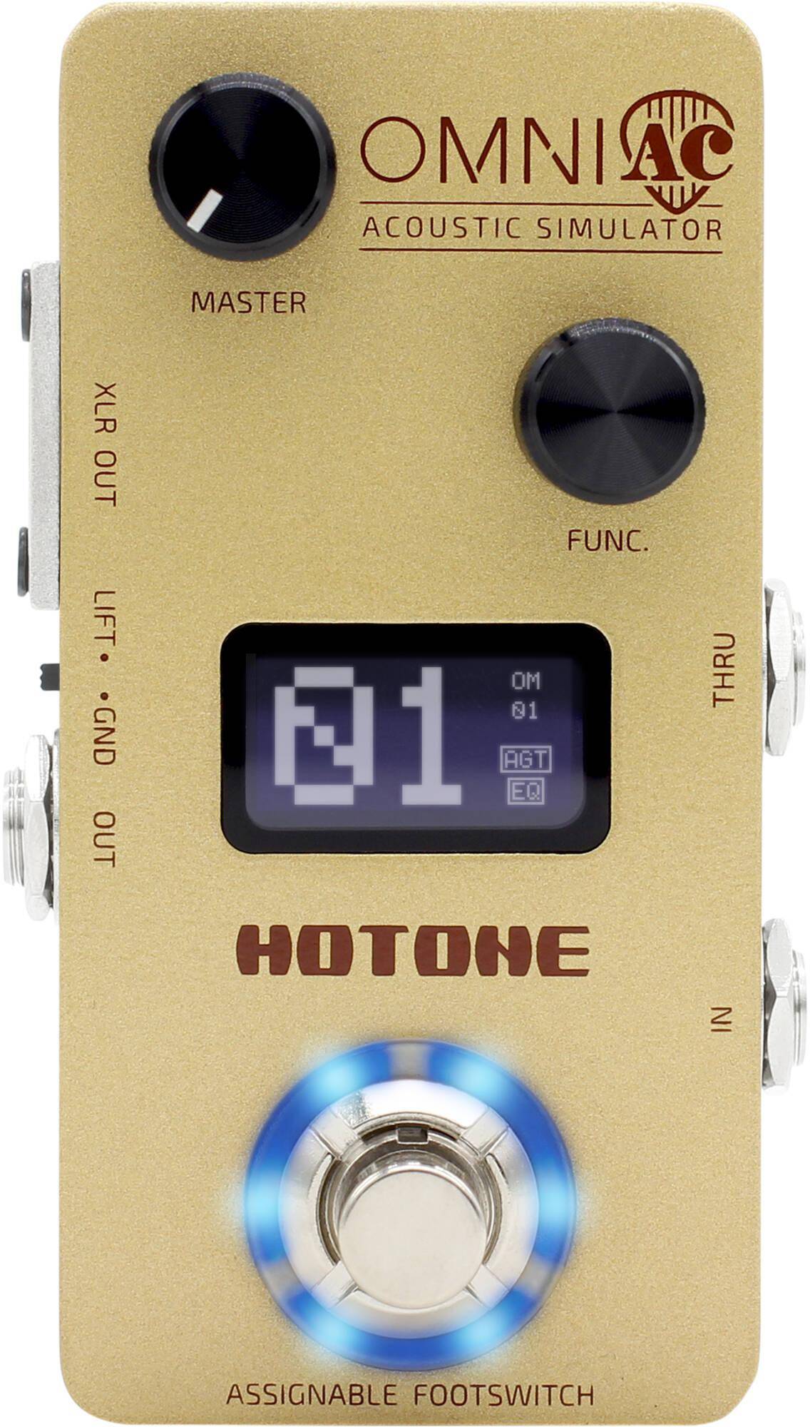 Hotone Omni AC Acoustic Simulator Guitar Pedal zoom image