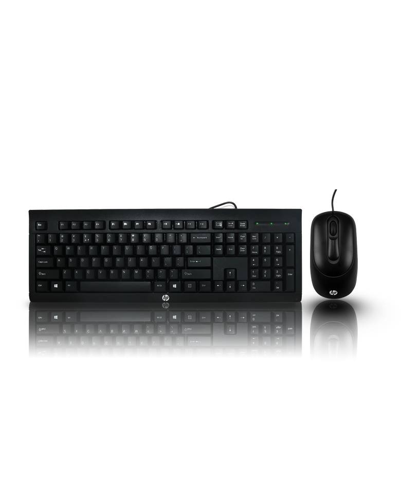 Hp Wired usb Keyboard Mouse Combo zoom image