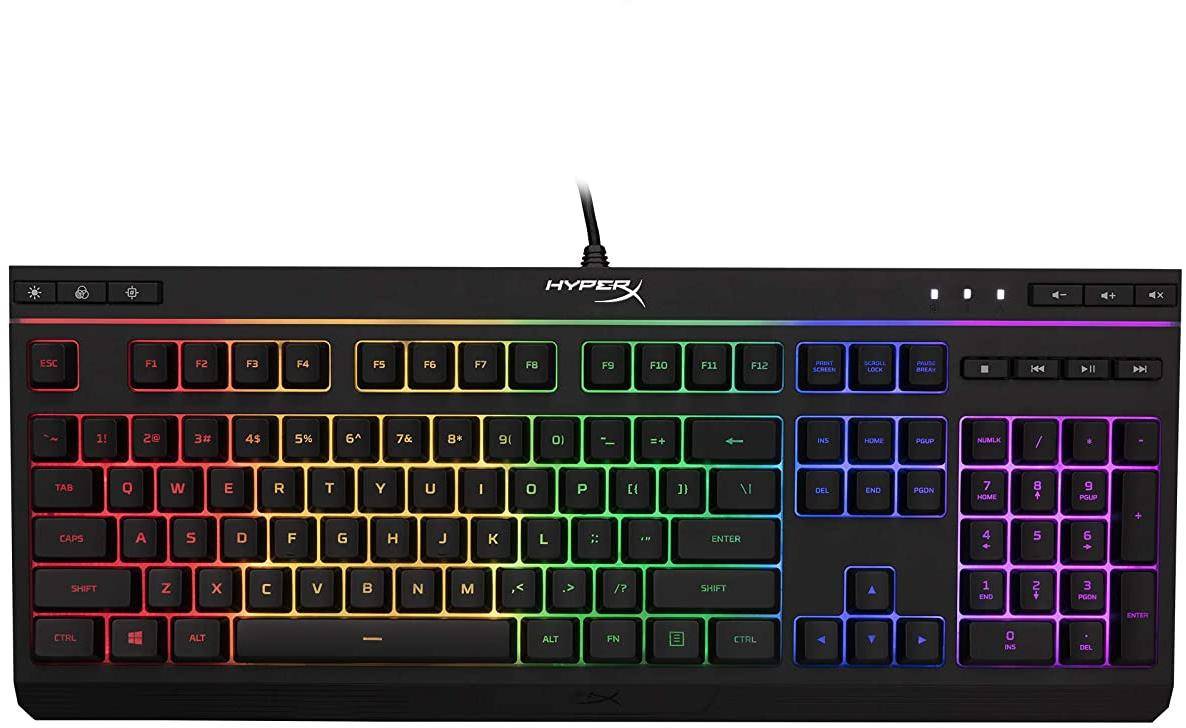 Hyperx Alloy Core Rgb Membrane Gaming Keyboard (hx-kb5me2-us) zoom image