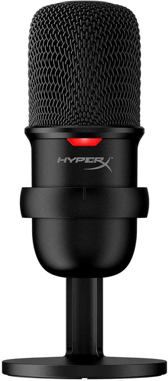 HyperX SoloCast- 24 Bit Upgrate - USB Condenser Gaming Microphone zoom image