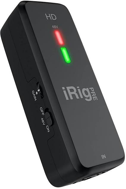 Ik Multimedia Irig Pre Hd Interface With Studio Quality Preamp zoom image