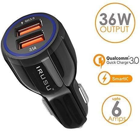 Irusu Sy-681 Amp Dual usb Car Fast Charger zoom image