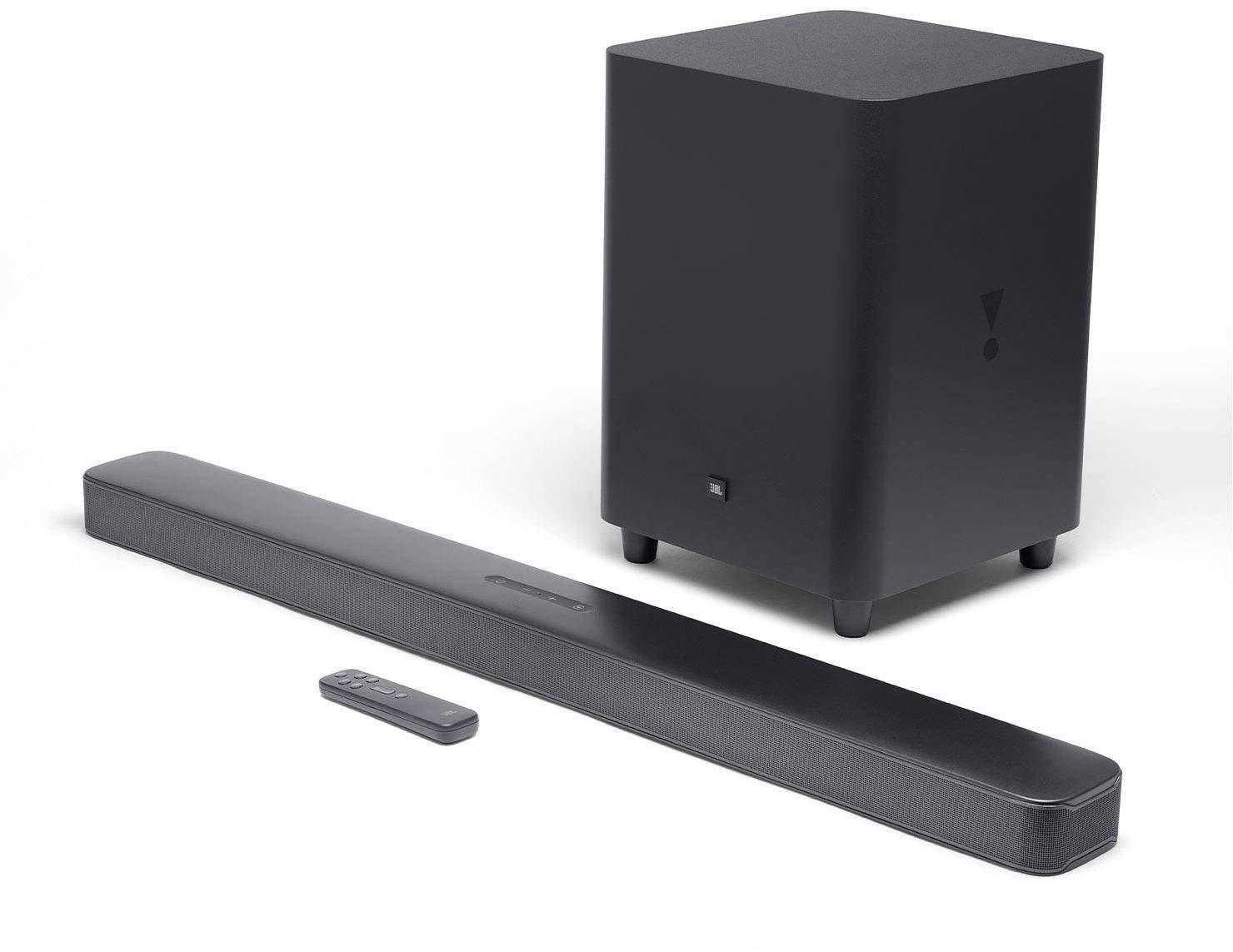 Jbl Bar 5.1 Channel Surround Dolby Vision Soundbar With Chromecast 550 Watts (ultra Hd 4k And Multi-beam Sound technology) zoom image