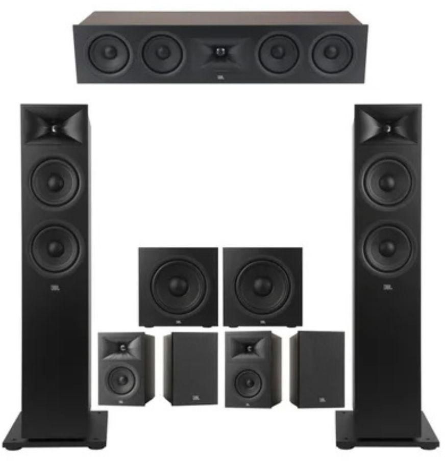 JBL Stage 260F Series 7.2 Channel- 7.2 Speaker Bundle Package (Includes Stage 260F, 245C, 250B, 240B, 220P) zoom image
