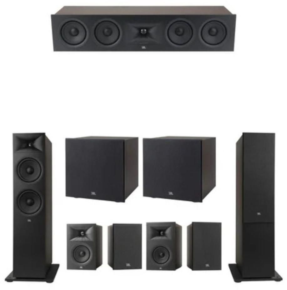 JBL Stage 280F Series 7.2 Channel- 7.2 Speaker Bundle Package (Includes Stage 280F, 245C, 250B, 240B, 220P) zoom image
