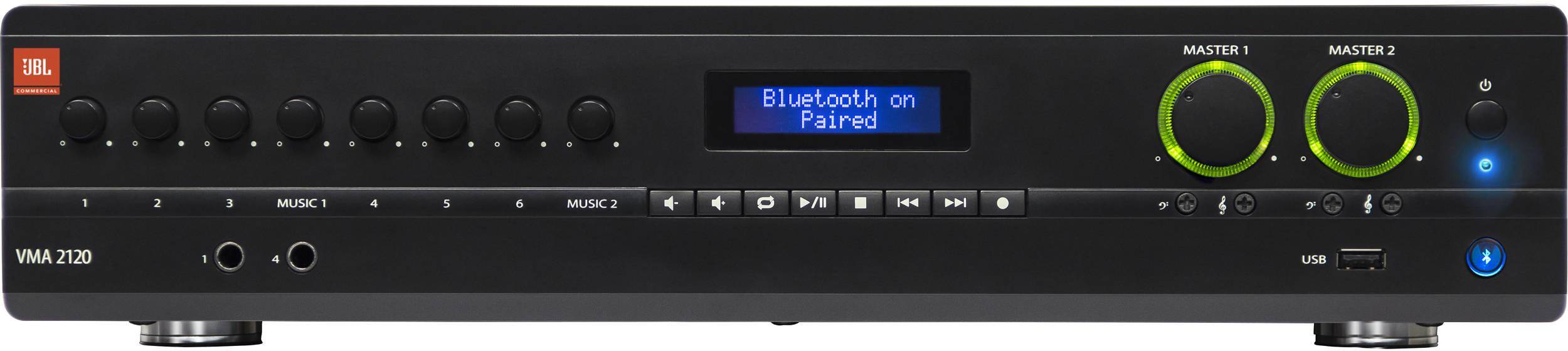 JBL VMA2120 Commercial Series 120W Bluetooth-Enabled Mixer/Amplifier zoom image