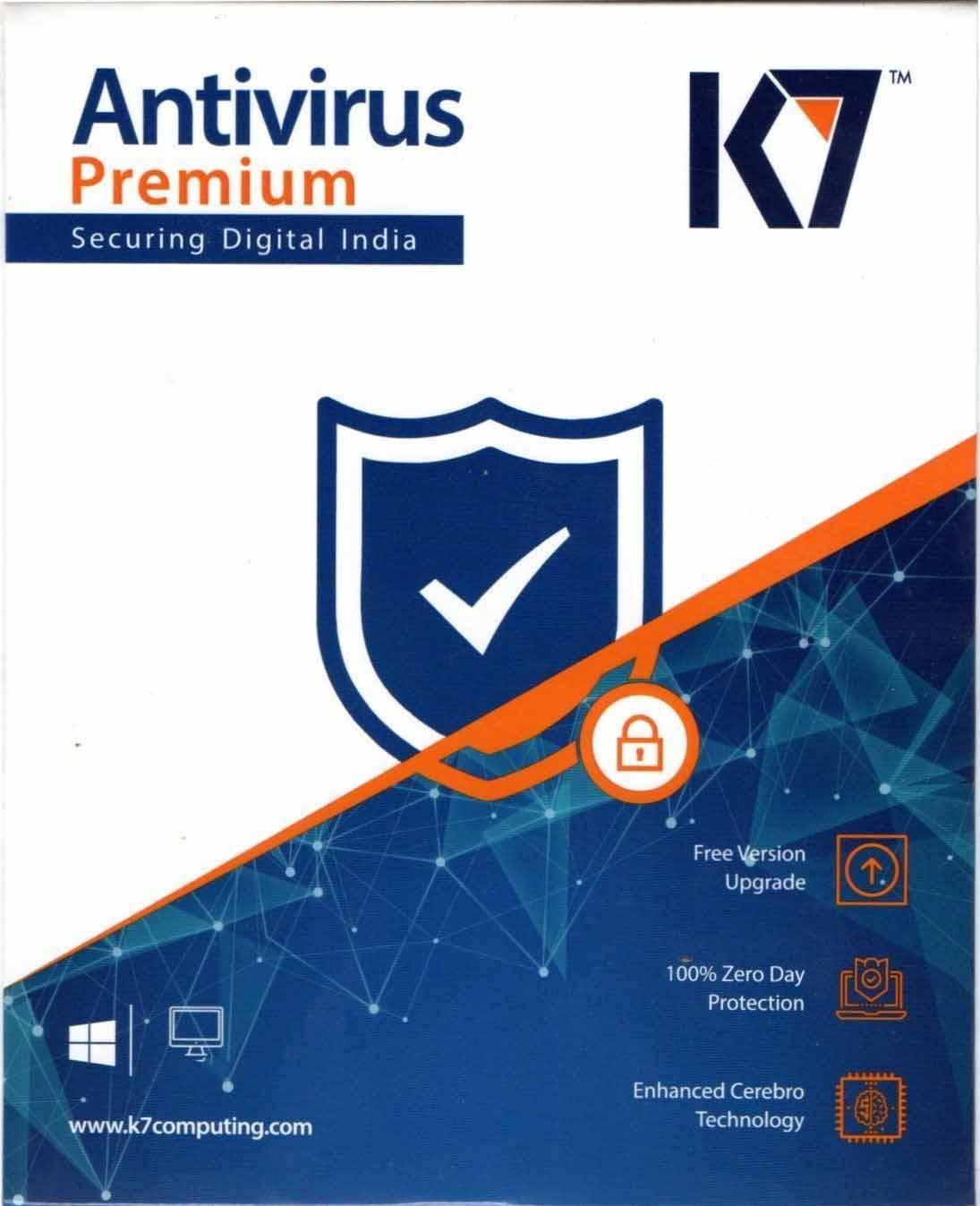 K7 Anti Virus Premium 3 users 1 Year zoom image