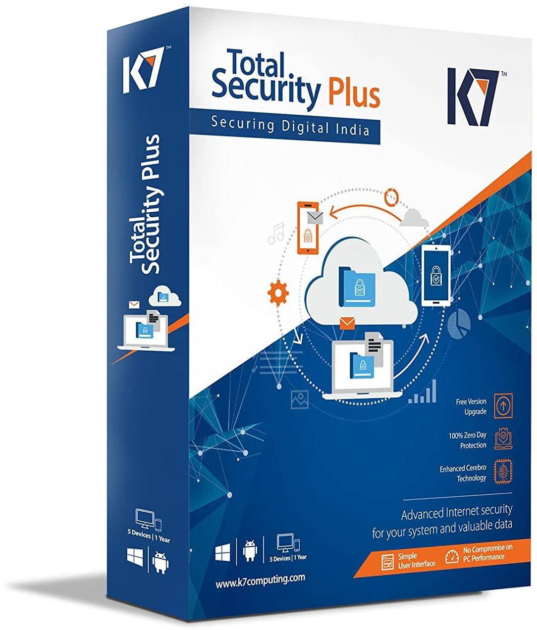 K7 total Security Plus 5 users 1 Year zoom image