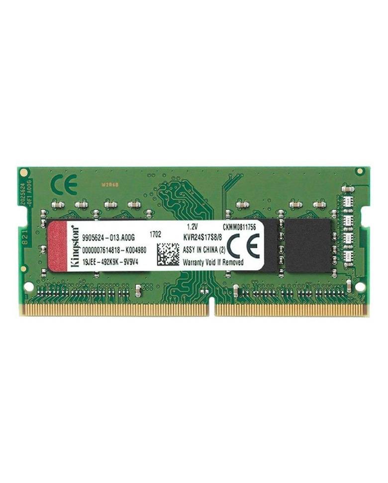 Kingston Valueram 8gb (8gbx1) 2400mhz Ddr4 Sodimm Laptop Memory (kvr24s17s8/8) zoom image