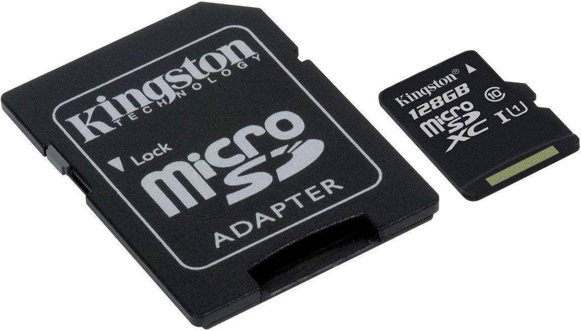 Kingston Canvas Select 128gb Microsdxc Memory Card With Adapter (sdcs/128gbin) zoom image