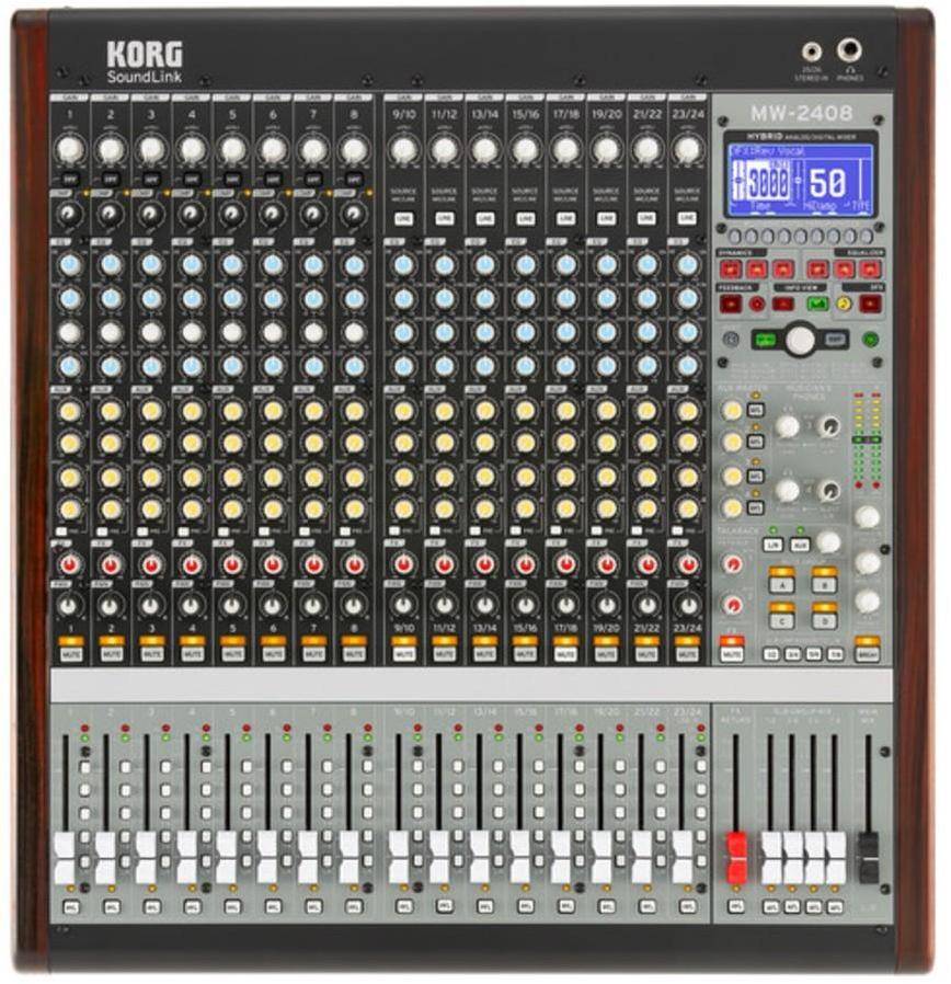 Korg Mw-2408 24x8x2 Hybrid Analog / Digital Mixer zoom image