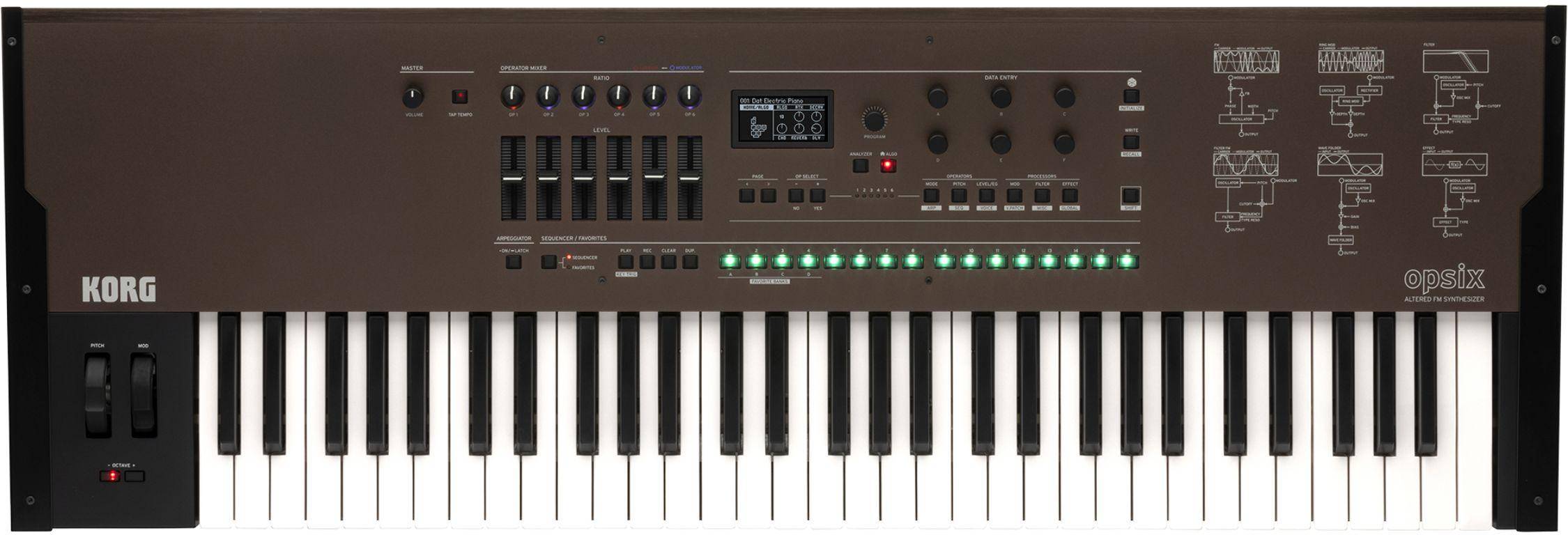 Korg OPSIX SE 61 Key Altered FM Synthesizer zoom image