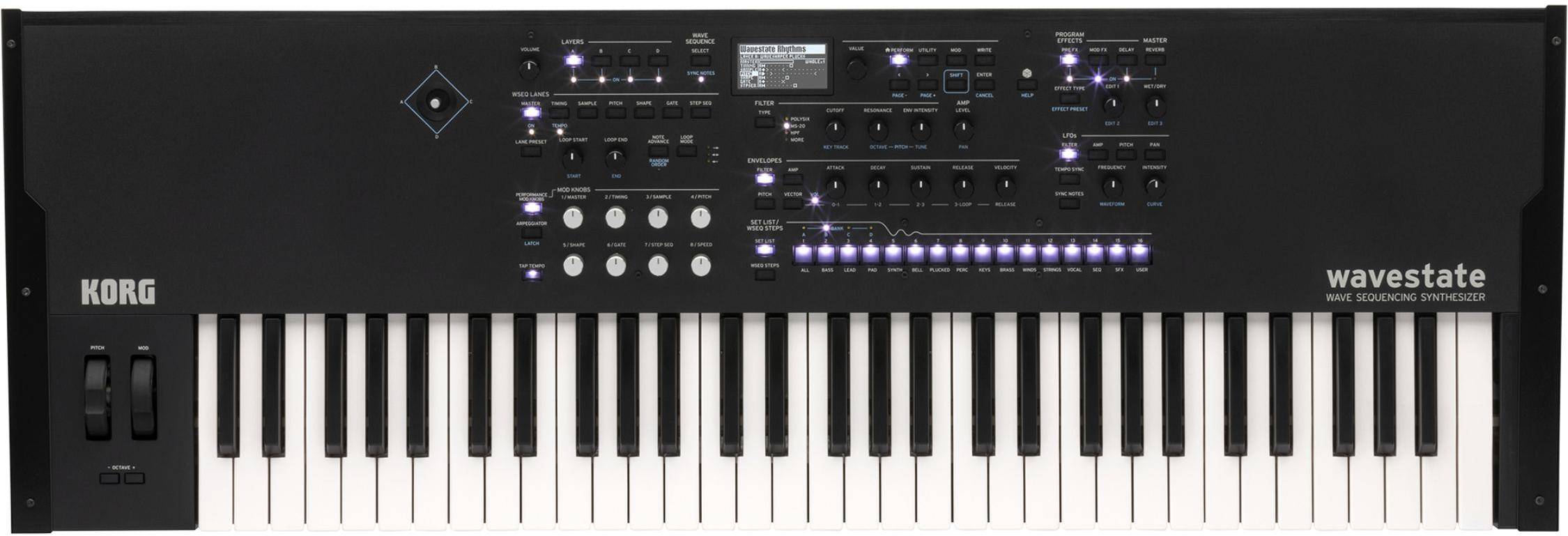 Korg Wavestate SE 61 Key Wave Sequencing Synthesizer zoom image