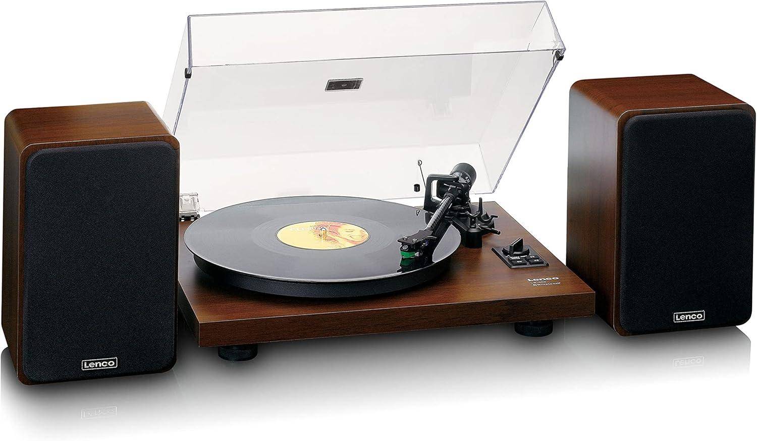 LENCO LS-600WA Record player built-in amplifier BT ® plus 2 external speakers zoom image