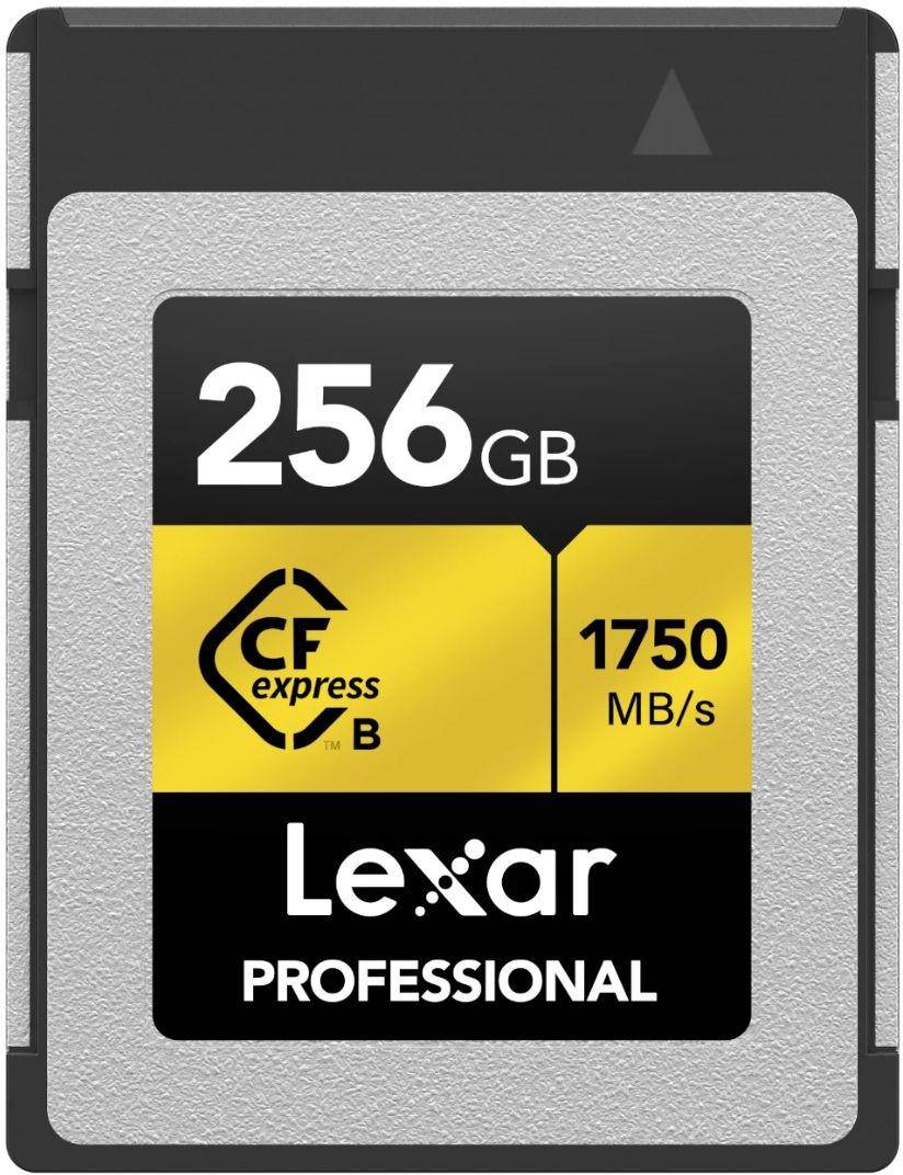 Lexar 256GB CFexpress Type B V2 Gold Card zoom image